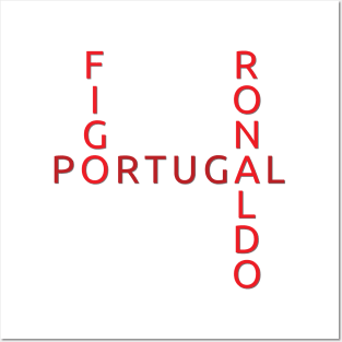 Luis Figo Portugal Cristiano Ronaldo Posters and Art